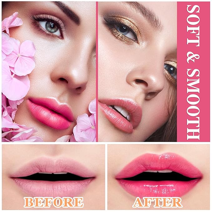 2 Pcs Temperature Color Change Lipstick,PH Magic Temperature Color Changing Lipstick,Lip Gloss,Long Wear Nutritious Tinted Lip Balm,Moisturizing Lip Stick Makeup Set E