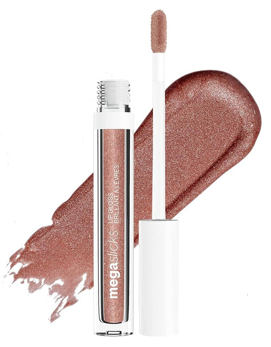 wet n wild MegaSlicks Lip Gloss, Ultra-Glossy, Vitamin-E Enriched, Ultra-Gloss High Shine Moisturizing, Cruelty-Free & Vegan - Call Me Boss