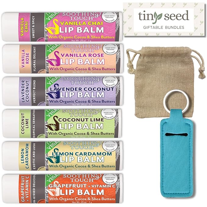 Vegan Lip Balm Set - Pack Grapefruit