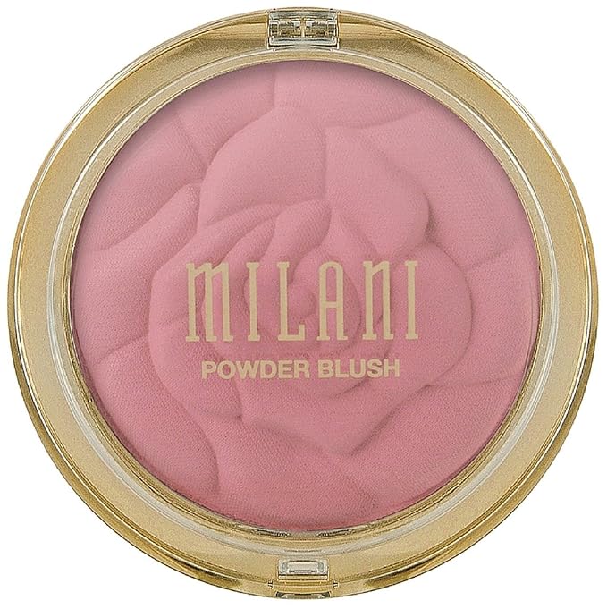 Milani Rose Powder Blush, Romantic Rose [01] 0.60 oz (Pack of 4)