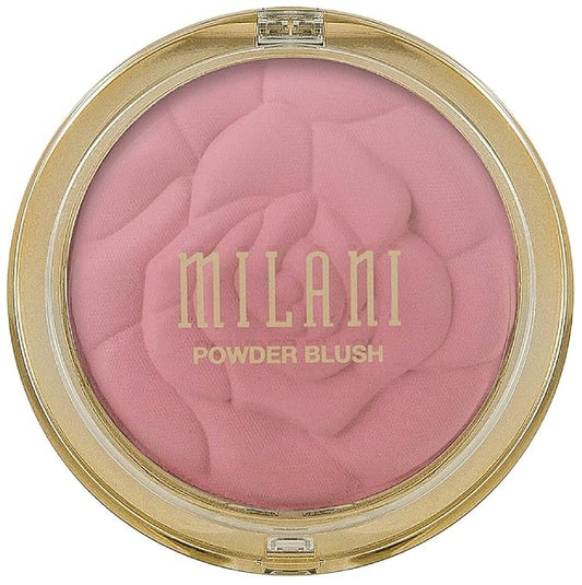 Milani Rose Powder Blush, Romantic Rose [01] 0.60 oz (Pack of 4)