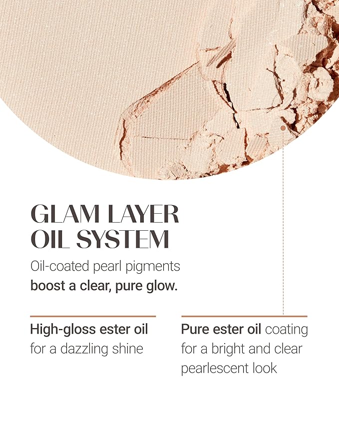 THESAEM Glam Glow Pact - Illuminating Pressed Powder for Oily & Combo Skin - Matte Finish with Radiant Finish - Sebum Control Pore Refining Pact with Natural Luminous Glow, 0.3oz.