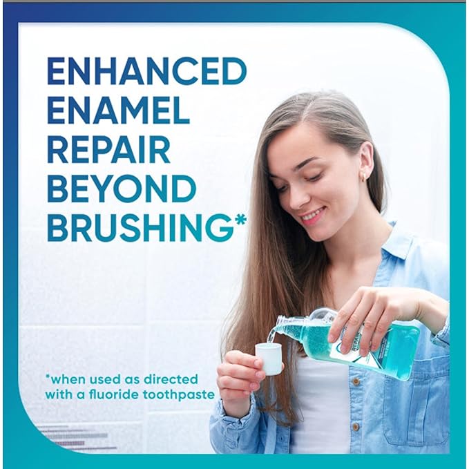 Sensodyne Pronamel Intensive Enamel Repair Alcohol-Free Mouthwash to Help Actively Repair Enamel and Protect Against Cavities, Extra Fresh, 16.9 fl oz (3 Pack)