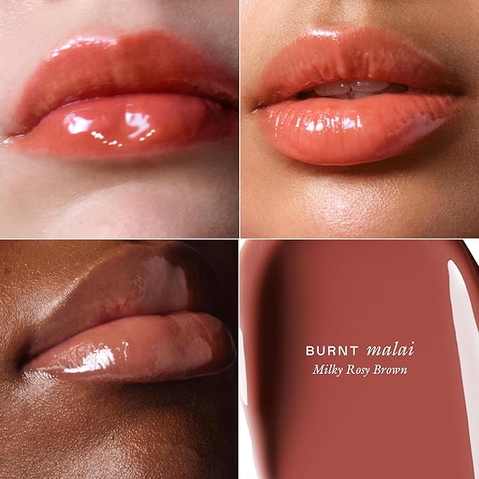 EADEM Le Chouchou Lip Softening Balm, Lip Gloss for Women, Lip Plumper & Lip Mask, Overnight Hydrating & Moisturizing Luxury Lip Balm, 0.5 oz, Burnt Malai