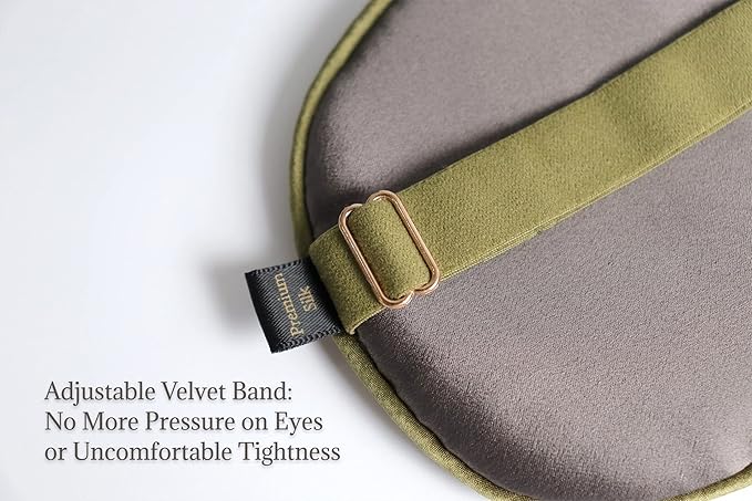 Premium 25 Momme Mulberry Silk Eye Mask for Sleeping (Jungle)