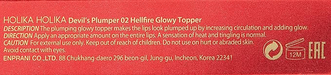 HOLIKA HOLIKA Devil's Real Lip Plumper for glowy shiny flamboyant voluminous lips