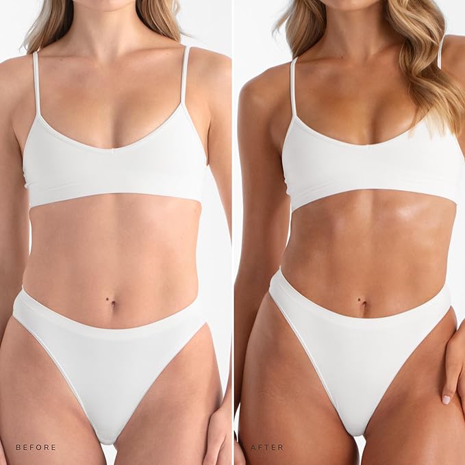 Loving Tan NEW 2 Hr Express Self Tanning Body Lotion, Medium - Hydrating Natural-Looking Glow Sunless Self Tanner, Streak-Free, Dermatologist Tested, Lightweight, Vegan and Cruelty-Free - 3.3 fl oz