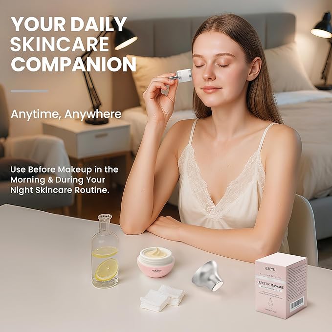 Pro Xylane Electric Massage Eye Cream with Red Light Applicator Therapy, Polypeptide Vibrating Firming or Anti Wrinkle