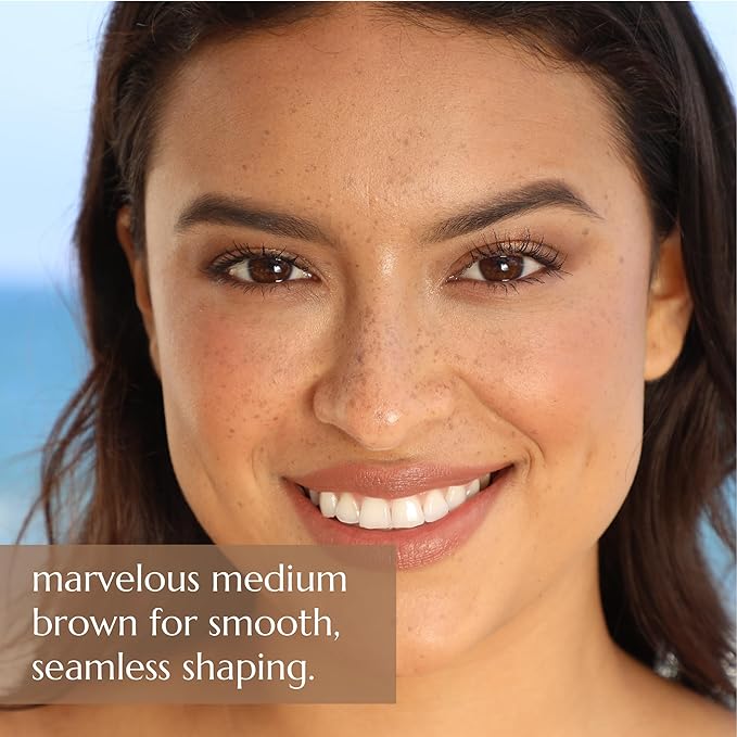 Chella Eyebrow Cream, Marvelous Medium Brown - Vegan, Cruelty Free, Paraben Free, Gluten Free Eyebrow Pomade Makeup - Long Wearing, Velvet Consistency, Water Proof