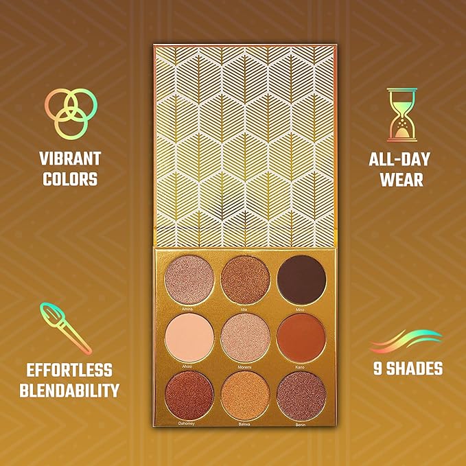 Juvia's Place Palette The Warrior - Warm Golds,