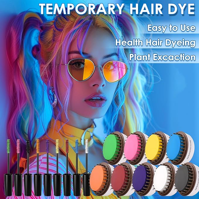Hot Pink Temporary Hair Chalk