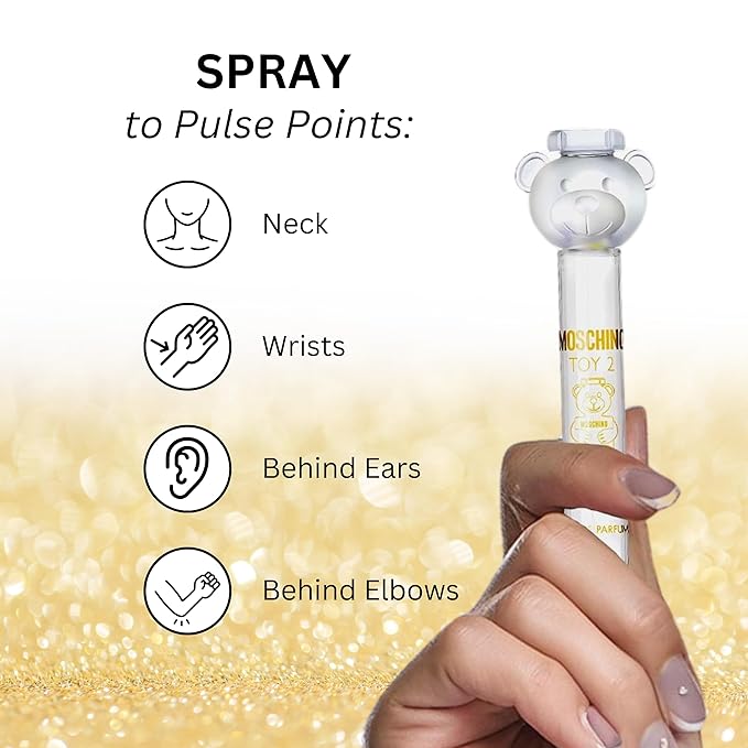 Moschino Toy 2 Perfume for Women Mini EDP Spray 0.3 Ounce