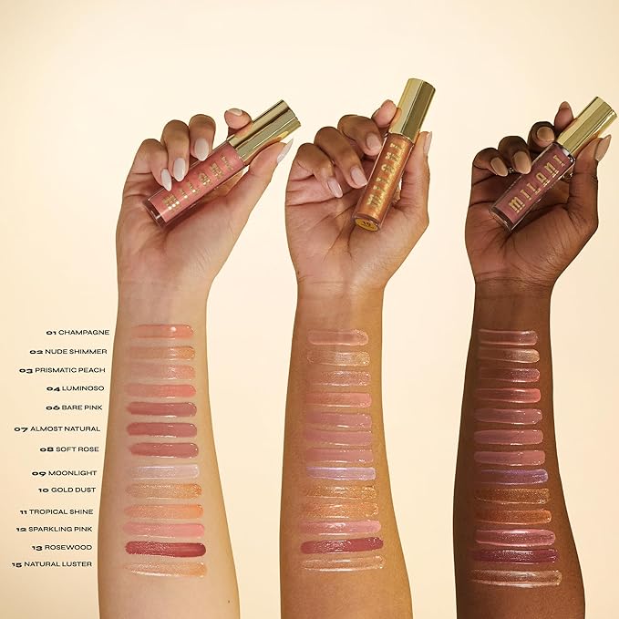 Milani Keep It Full Nourishing Lip Plumper - Natural Luster (0.13 Fl. Oz.) Cruelty-Free Lip Gloss for Soft, Fuller-Looking Lips