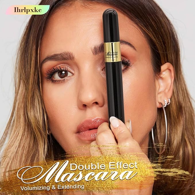 Waterproof & Long-Lasting Tubing Black Mascara, Defining and Lengthening Tubing Mascara Create Beauty Charming Eye Make up | Vegan & Cruelty Free (Pack of 1)