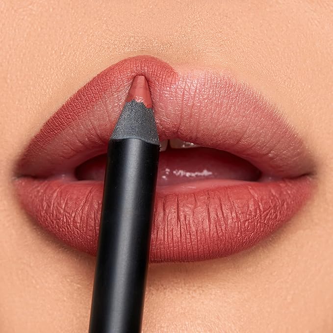 K7L Rustic Brown Lip Crayon (Vegan) - Waterproof and Smudge-Proof Toast