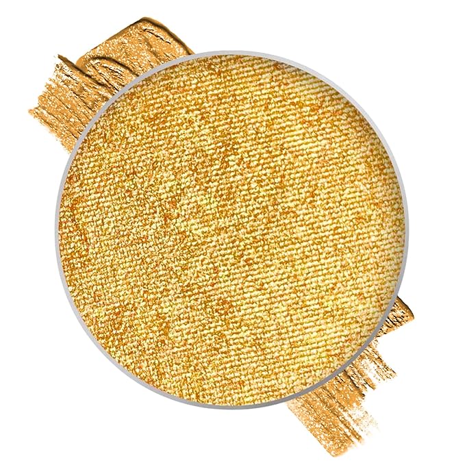 Mehron Paradise FX Metallics – Metallic Gold 0.25 oz | Pro Water-Activated Shimmer Paint for Raves, Costumes, SFX, Halloween, Stage, Screen, Theater & Cosplay