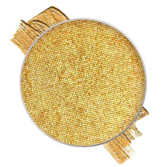 Mehron Paradise FX Metallics – Metallic Gold 0.25 oz | Pro Water-Activated Shimmer Paint for Raves, Costumes, SFX, Halloween, Stage, Screen, Theater & Cosplay