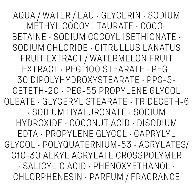 Garnier SkinActive Green Labs Hyalu-Melon Smoothing Milky Washable Cleanser with Hyaluronic Acid + Watermelon for Dehydrated Skin, Fine Lines, (Packaging May Vary), 4.4 FL Oz