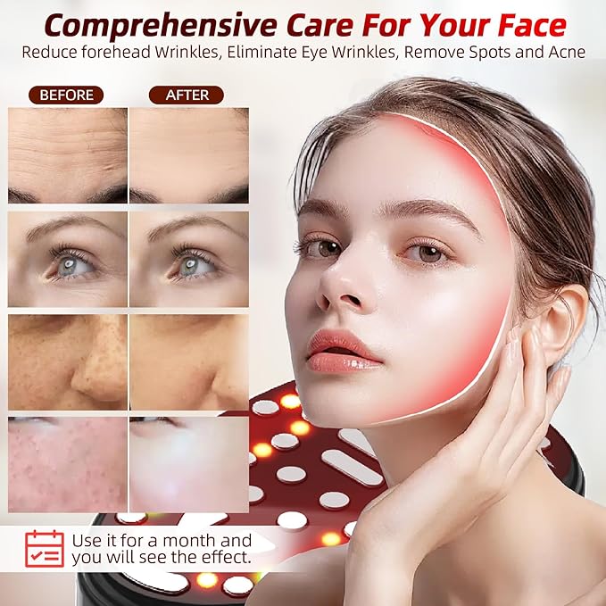 Microcurrent Multifunctional Facial Device, Smart Photon Micro-Current Device Electric Face Lift Light Therapy Skin Care Beauty Machine