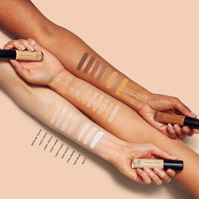 e.l.f. 16HR Camo Concealer, Full-Coverage, Highly-Pigmented Face Concealer With A Matte Finish, Crease-proof, Vegan & Cruelty-Free, Rich Chocolate