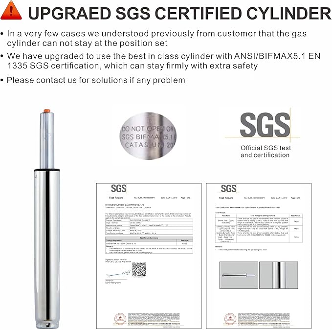 Grace&Grace Height Adjustable Swivel Rolling Stool with Back Extra Thick Seat for Ultimate Comfort for Salon, Studio, Shop, Kitchen (Black,with Foot Rest)