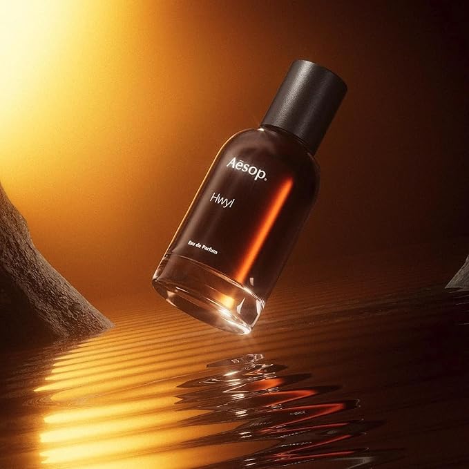 Aesop Hwyl Eau de Parfum | Smoky, Woody, and Vetiver Scent | Subtle Spice and Rich Earthy Aroma | Unisex | 3.3 oz