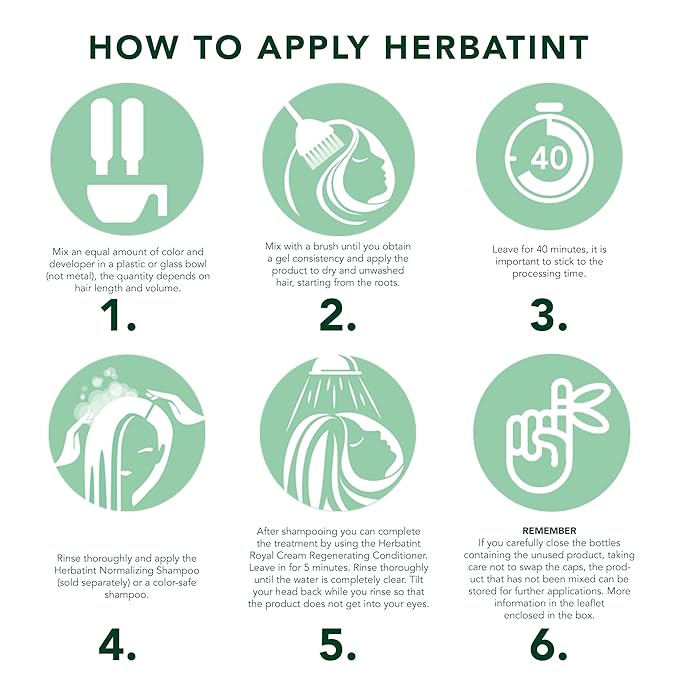 Herbatint Permanent Haircolor Gel, 6C