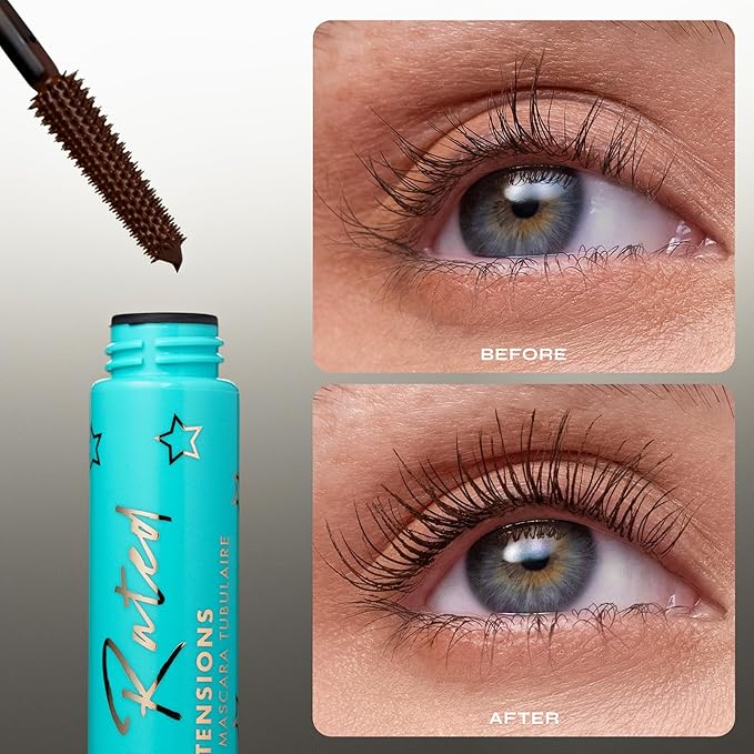 Milani Tubing Mascara | Highly Rated Mascara - Brown | Length and Lift | Shae Butter to Nourish and Condition Lashes