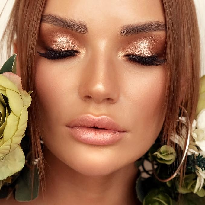 Paris Eyeshadow Highlight Palette Rosegold Shimmer Glitter Sparkle