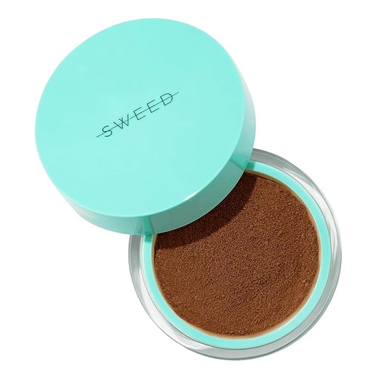 SWEED - Miracle Powder Mineral Foundation | Vegan, Cruelty-Free, Clean Beauty (Golden Deep 05, 0.25 oz | 7 g)