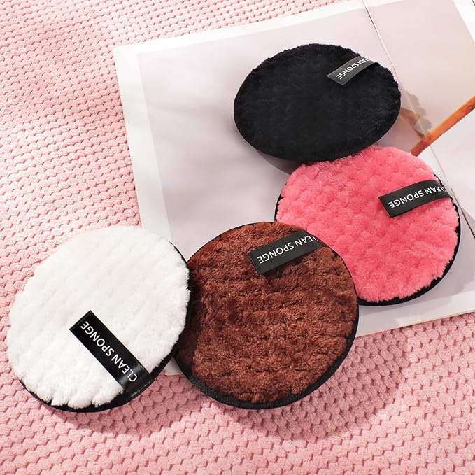 4pcs makeup remover, reusable super