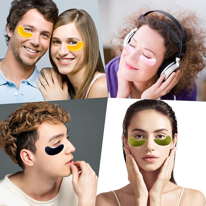 Under Eye Patches -30 Pairs Sakura Essence Eye Mask for Puffy Eyes,Reducing Dark Circles,Anti-Aging & Refreshing, Collagen Eye Mask for Moisturizing,Sakura Pink