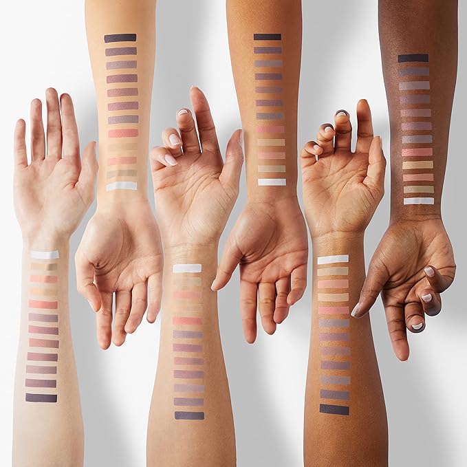 2 Pack 12 Colors Makeup Nude Colors Eyeshadow Palette Natural Nude Matte Shimmer Glitter Pigment Eye Shadow Pallete Set Waterproof Smokey Professional Beauty Makeup Kit (2 PCS)