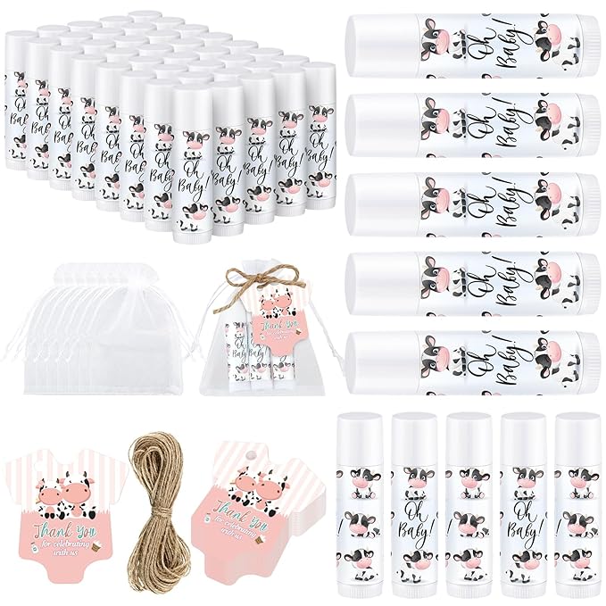 Demissle 50 Pcs Baby Shower Lip Reveal