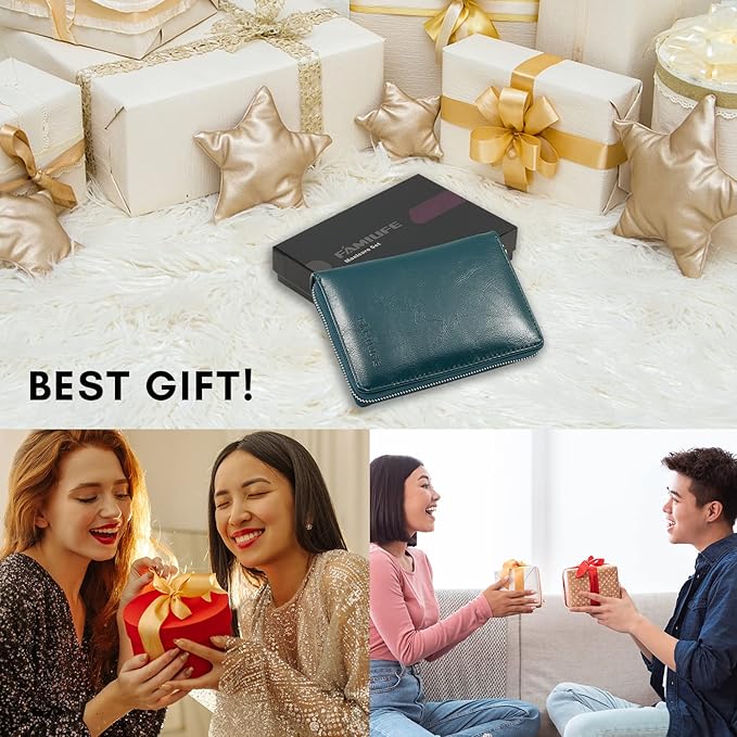 FAMILIFE Nail Kit, Professional Manicure Set Manicure Kit, 11 in 1 Stainless Steel Nail Clippers Set Pedicure Tools, Men Grooming Tool with Portable Blue Leather Travel Case Luxury Gifts for Him