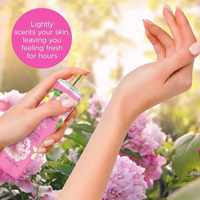 Bodycology Long-Lasting Fragrance Body Mist, Pink Vanilla Wish, 8 fl oz