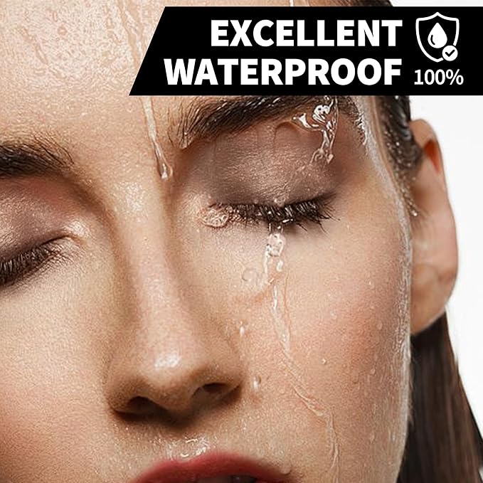 FV Long Lasting Cream Eyeshadow Stick, Waterproof & High Pigmented Eye Shadow Sticks Duo with Blending Sponge, Crease-Proof & Natural Finish Eyeshadow Pencil, Vanilla Matte