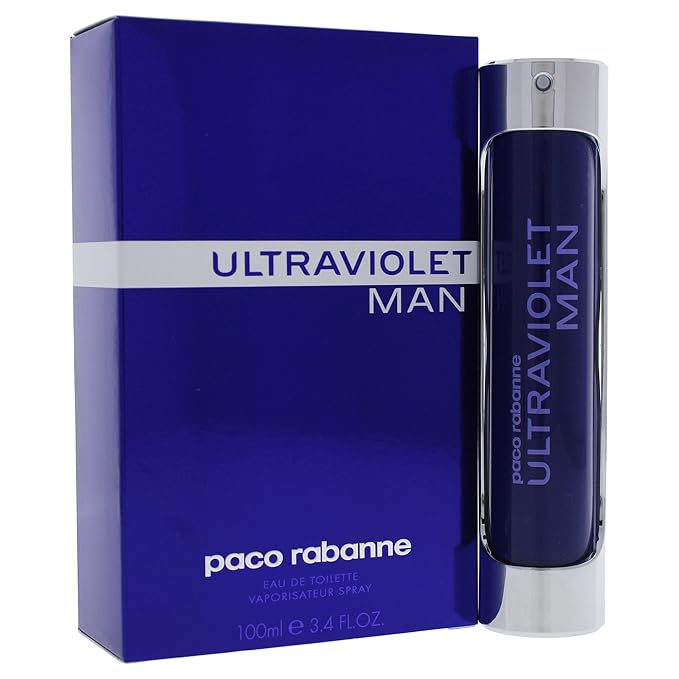 Paco Rabanne Ultraviolet By Paco Rabanne For Men. Eau De Toilette Spray 3.4 Ounces