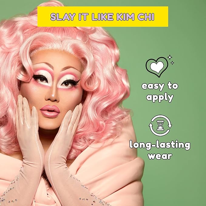 KimChi Chic Almost Catfished Micro Pressed Powder - Brightening Under Eye Setting Powder, Reduces Dark Circles, No Flashback, That White Powder