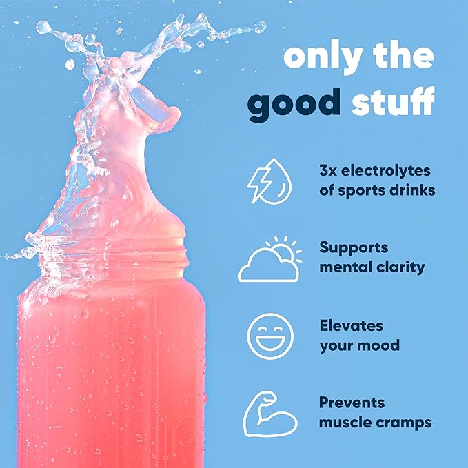 IQMIX Hydration Electrolyte Powder – 4-in-1 Formula for Hydration, Mental Clarity, Mood and Recovery – Sugar-Free Drink Mix, Keto, Magnesium L-Threonate, Lion’s Mane – 20 Count Variety Pack