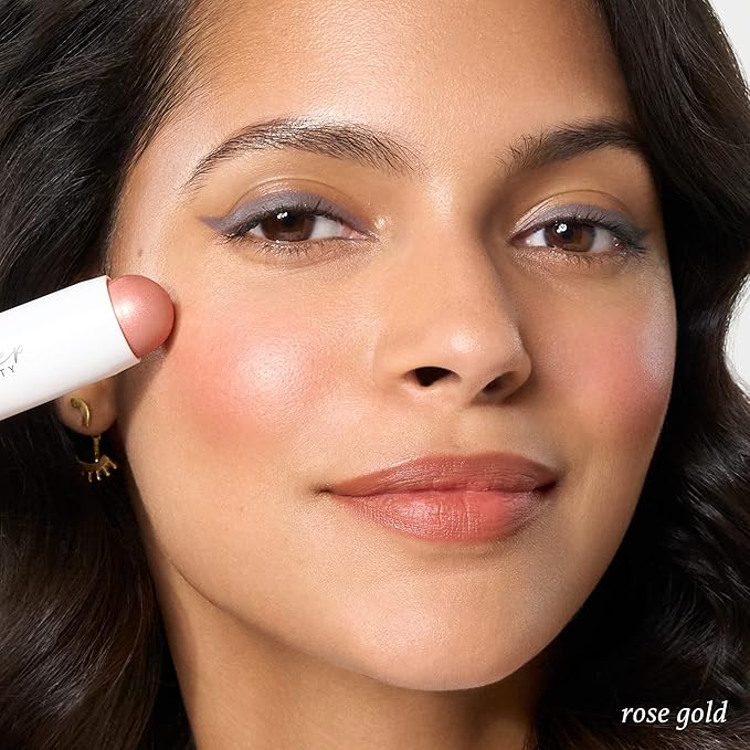 Julep Skip The Brush Cream to Powder Blush Stick - Rose Gold - Blendable and Buildable Color - 2-in-1 Blush and Lip Makeup Stick