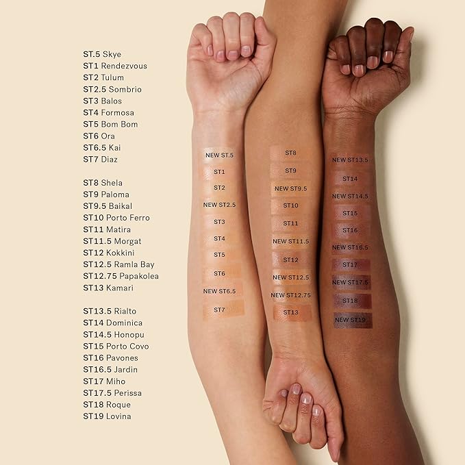 ILIA - Super Serum Skin Tint SPF 40 | Non-Comedogenic, Vegan, LIghtweight to Help Against Blue Light, + Pollution while Hydrating, Smoothing, + Refining (Pavones ST16, 1 fl oz | 30 ml)