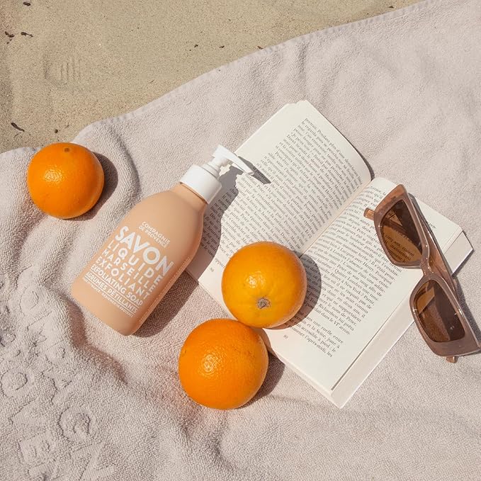 Compagnie de Provence Savon de Marseille Extra Pure Liquid Soap - Exfoliating Sparking Citrus - 10 Fl Oz Pump Bottle