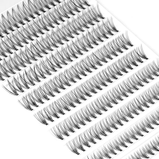 DIY Eyelash Extension Lash Clusters 120 Clusters False Eyelash 3D Effect Individual Natural Lashes Set at Home Eyelash Extension Kit Lashes Pack Mixed