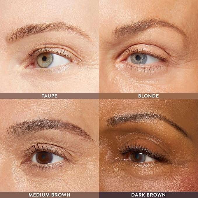 LAURA GELLER NEW YORK INKcredible Waterproof Brow Pencil- Blending Spoolie Brush - Long Lasting Eyebrow Filler (01 Blonde)