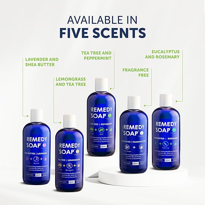 Truremedy Naturals Lavender Shea Butter Body Wash for Women - Aloe Lavender Body Wash with Shea Butter - Soothing Soap for Dry Skin - Hydrating Natural with Essential Oils - 12oz