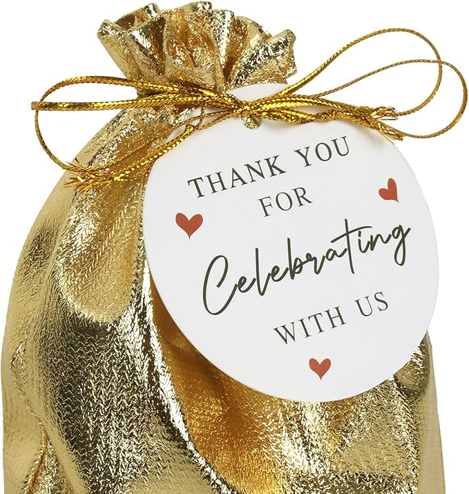 Pack of 100 4"x 6" Heavy Duty Gold Drawstring Organza Jewelry Pouches Wedding Party Christmas Favor Gift Candy Chocolate Bags