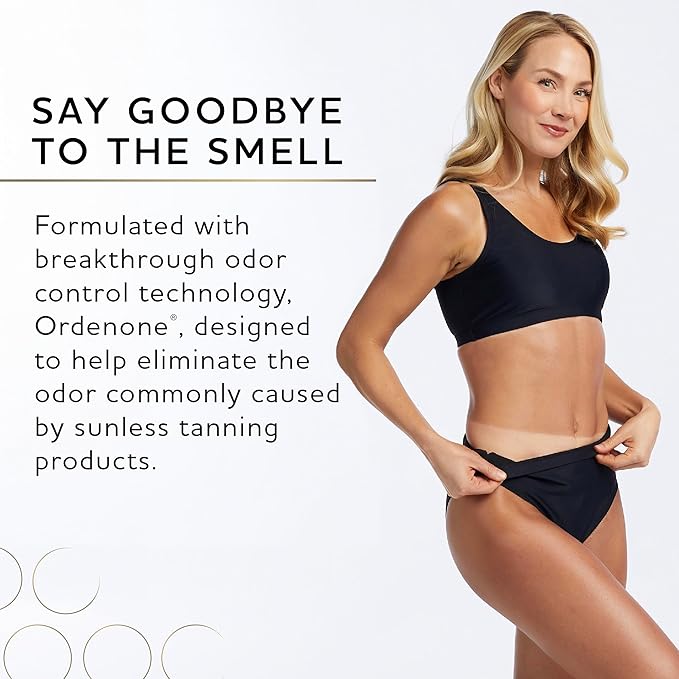 Norvell Sunless Dark Self Tanner Mousse with Mitt, 8 Fl Oz + Streak Free Tanning Applicator Mitt - Instant Natural Looking Bronzing Glow