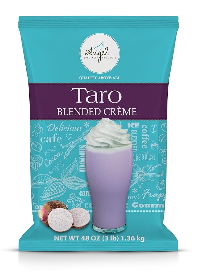 Taro Blended Crème Mix by Angel Specialty Products [3 LB]