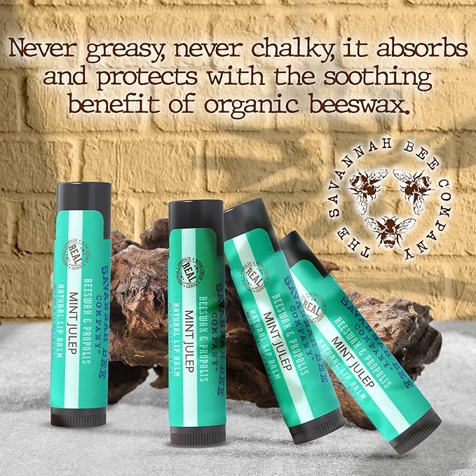 Savannah Bee Company Mint Julep Lip Balm,
